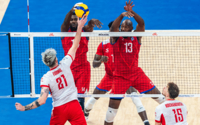 ¡Partidazo! Cuba le ganó a Polonia en el voly